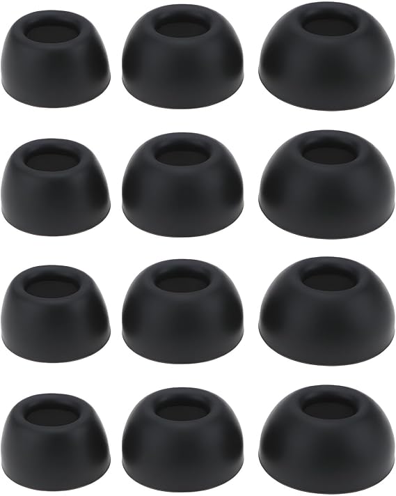 Create idea Silicone Ear Tips, 6 Pairs, L M S Size