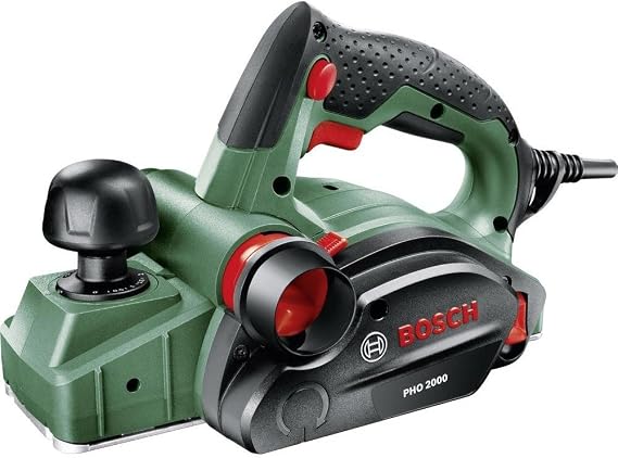 Bosch Home And Garden Elektrikli Planya Pho 200 (680 Watt, Planya Genişliği 82 mm, Kesme Derinliği 0-2,0 mm, Yiv Derinliği 0-8 mm) [Enerji Sınıfı A+]