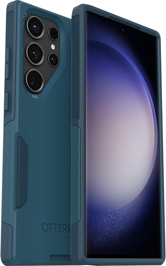 OtterBox Galaxy S23 Ultra Commuter Series Case - DONT BE BLUE (Blue), slim & tough, pocket-friendly, with port protection