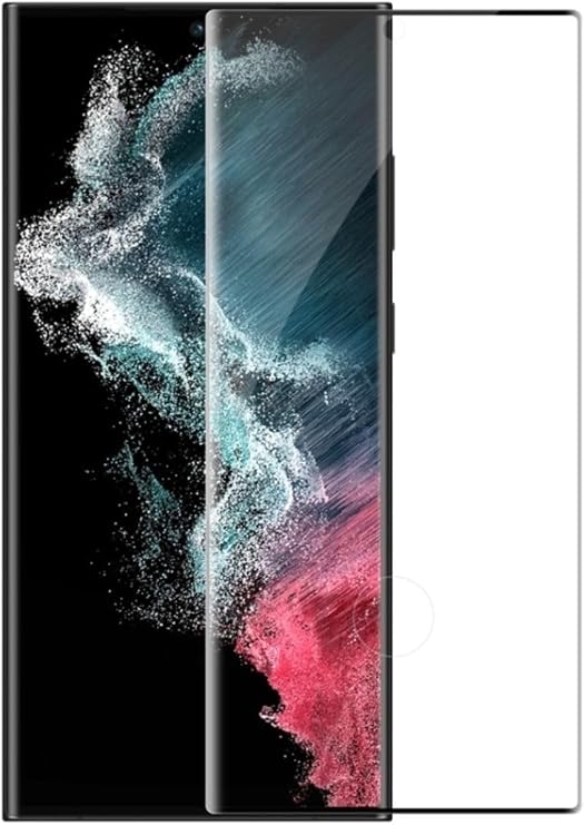PSR Aksesuar Samsung Galaxy S23 Ultra Uyumlu Tam Kapatan Esnek Ultra Ince Kırılmaz Nano Ekran Koruyucu Cam Koruma