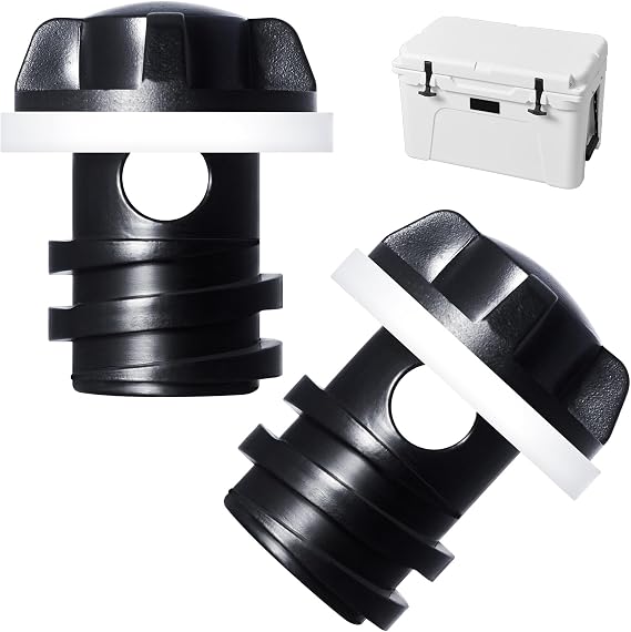 Cooler Drain Plug for YETI, 2 Pack Replacement Cooler Accessories, Fits YETI Tundra, Tank, RTIC Cooler, Ice Chest Plug for YETI