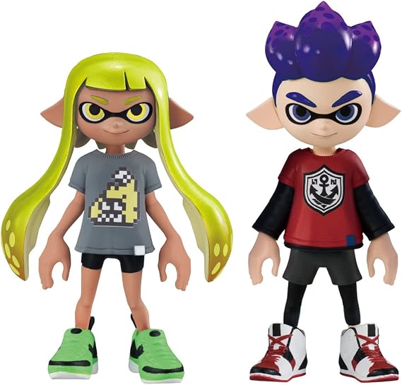 Bandai BANDAI Splatoon 2 Changeable Gear Collection Reprint Version, Set of 8, Box Candy Toy