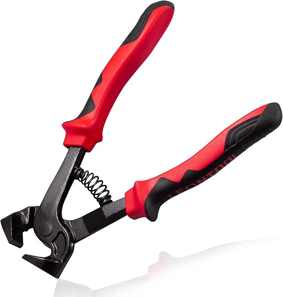 LEONTOOL Ceramic Tile Nipper 7.5" Tile Mosaic Trimmer Nipper Cutter Pliers Nipper Cutting Tool Tile Work Tool Heavy Duty Tile Cutter for Glass & Ceramic