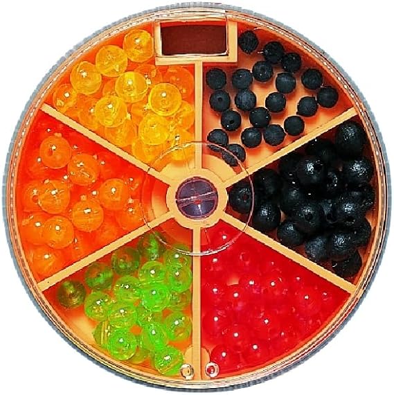 STMK Rubber Plastic Beads Assorted Colours