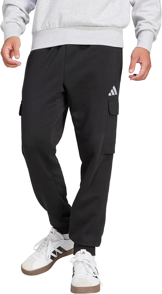 Adidas Men's Essentials Feel Cozy Fleece Cargo Pants Sweatpants