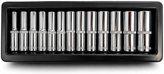 E2434-13 Piece 1/4" Socket Set