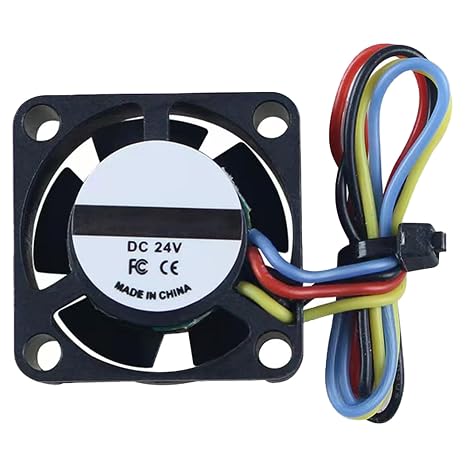 Snapmaker U1押出機ホットエンド冷却ファン2510、3DプリンターDC 24V 25x25x10mm、デュアルボールベアリング付き、ケーブルライン付き冷却ファン、サイレントホットエンドファン。