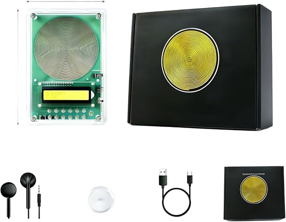 USB-Powered Sine Wave Generator With Frequency Tuning Capability From 0.01Hz To 100000Hz Designed For For SCHUMANN Resonance And Signal Testing(Gold plating)