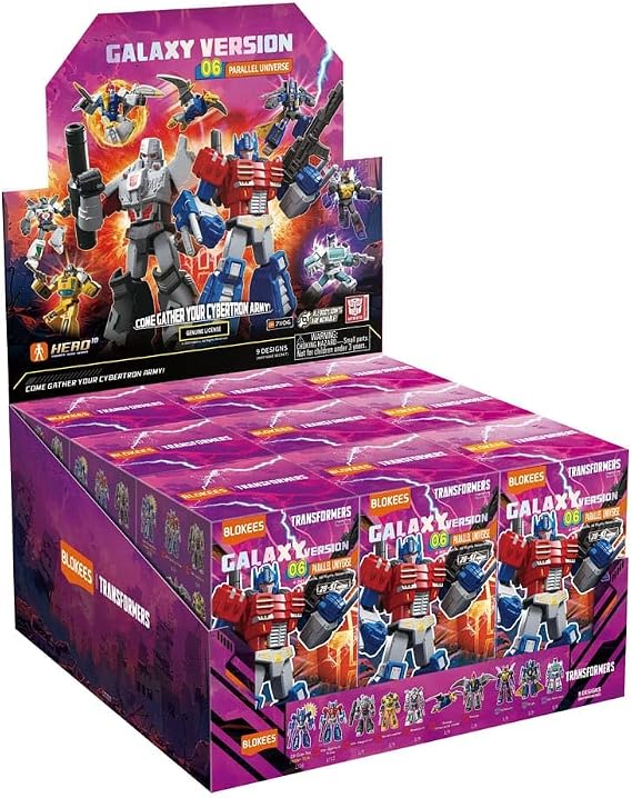 Transformers Galaxy Version Wave 6 | Parallel Universe | Model Kits for Children from 10 Years | Collectible Figure Construction Kit | Toy Gift for Children and Adults