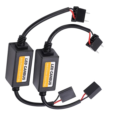 Error Canceller for H7 2 x LED Decoder Fault Canceller for H7 DC for Canbus Bus Decoder