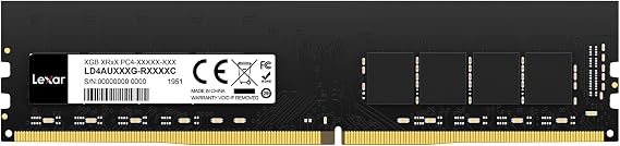 Lexar DDR4 RAM 1x8GB 3200MHz CL22, 288-Pin UDIMM PC Computer Memory