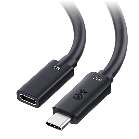 Cable Matters 80Gbps USB4 Extension Cable 1m, Thunderbolt 5/4 Compatible