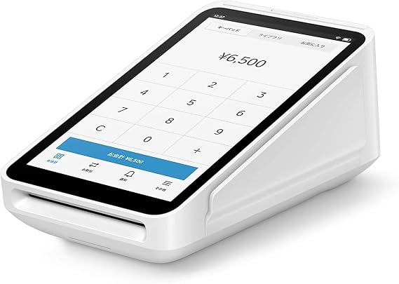 Official Sales ProductSquare Terminal | Built-in Printer, Cashless Payment Terminal | Portable POS Terminal White / Credit Card, PayPay, Electronic Money, Touch Payment Compatible A-SKU-0609