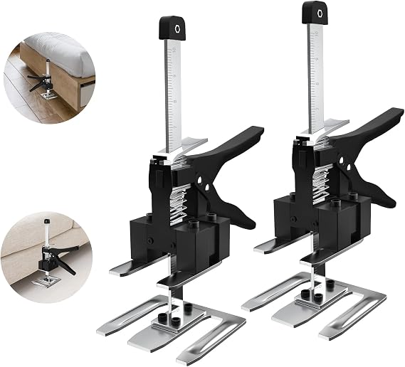 KELIXU Hand Lifting Tool Jack, Labor-Saving Arm Jack, 2-Piece Set, Max 166mm Lift, Load Capacity 100kg, Precision Locator, Repair Tool, Construction Tool, Labor-Saving Arm, Multi-Function Height