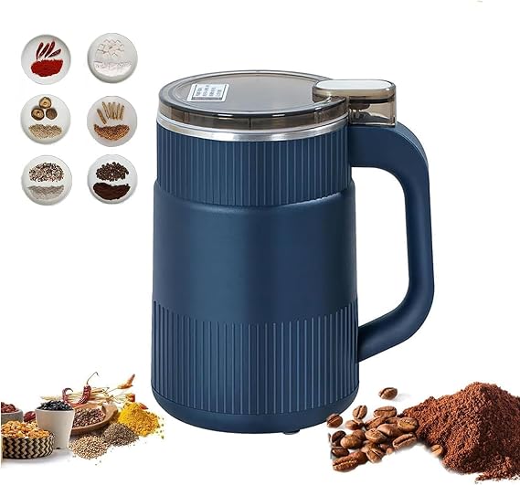 Electric Coffee Grinder, Grain Mills, Stainless Steel Blade Spice Grinder