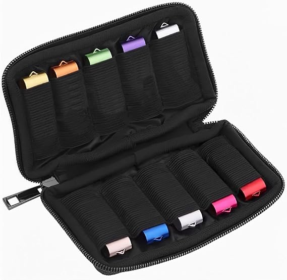 USB Flash Drive Storage Case 10-Slot Electronic Accessories Organizer