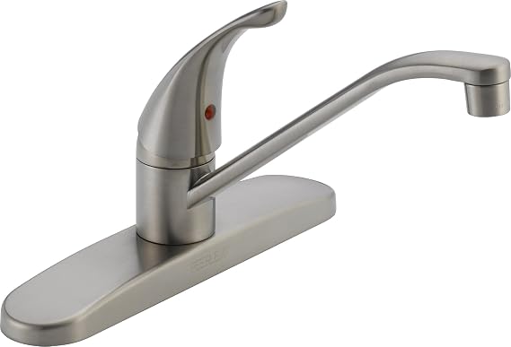 Peerless Tek Saplı Mutfak Lavabo Bataryası, Paslanmaz P110LF-SS