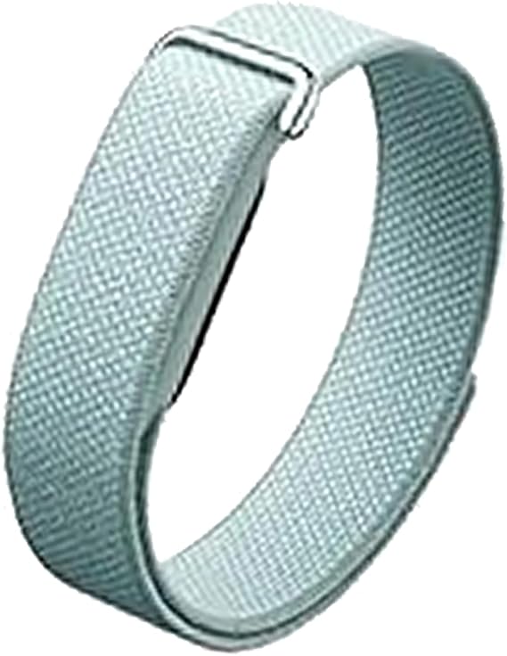 Nylon Band Compatible for Google Fitbit Air, Breathable Braided Sport Loop Replacement Strap with Stainless Steel Buckle, Soft Adjustable Woven Wristband for Women Men, Non-Original