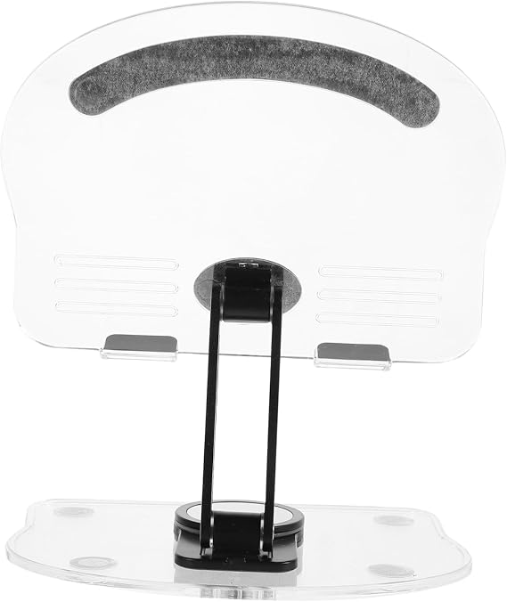 Tablet Support Acrylic Tablet Stand with 360 Rotating Base & Adjustable Holder for Desk/Home Phone Holder Phone Stand for Desk Laptop Stand Aluminum Online Class Fold to Rotate/786