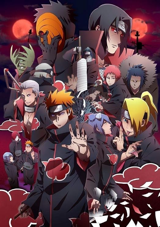 Anime Uchiha Itachi Akatsuki Team Poster 11 x 17 Inches, 28 x 43 cm