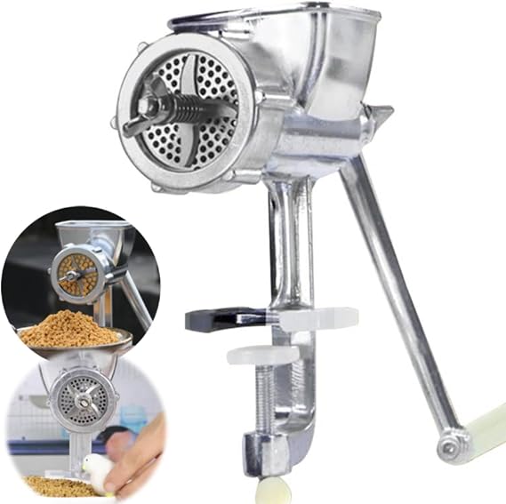 Manual Feed Pellet Machine, Dog And Cat Food Pellet Making Machine, Pet Bait Granulator Pelleter, Manual Feed Pellet Machine for Small Fish, Poultry