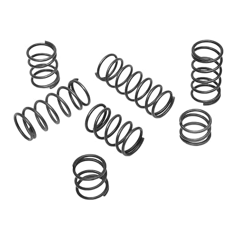 Compression Spring, 1mm Wire Dia, 10mm OD, 60mm Free Length Spring Steel Extension Spring, 5Pcs