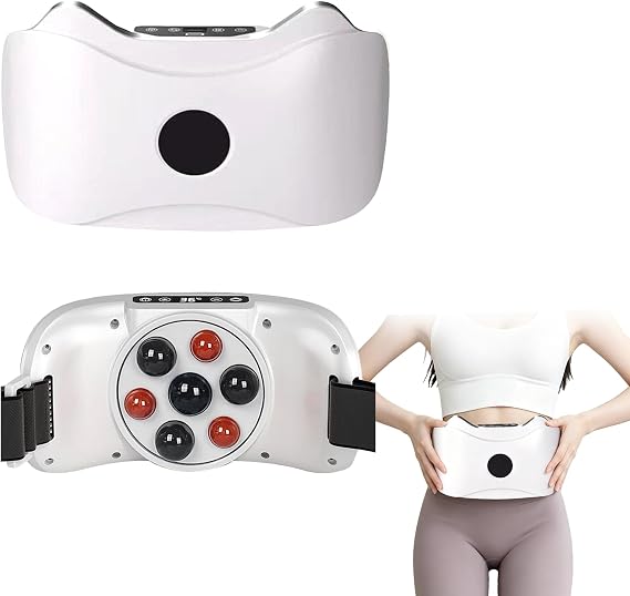 Electric Wireless Abdominal Massager, Stomach Massager for Fat Burning & Digestion, 3 Massage Modes, Lazy Slimming Cellulite Massagers, Body Sculpting Machine for Abdominal, Waist, Legs