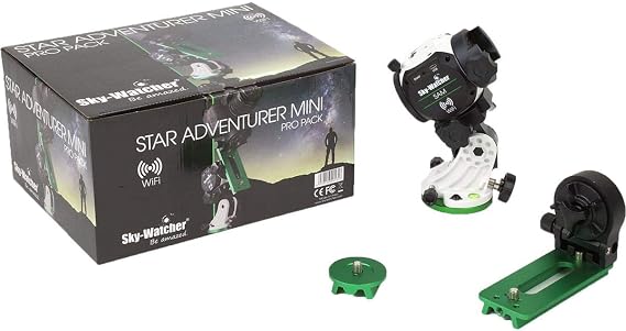Sky Watcher Star Adventurer Mini Pro Pack - Electric DSLR Camera Night Sky Tracker Equator Mount for Night Scenery, Timelapse and Panorama