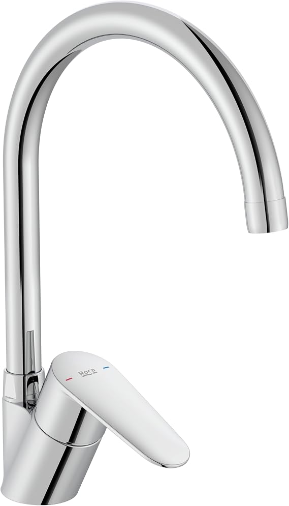 Roca A5A8E4FC00 Kitchen Mixer, Victoria Plus Collection, Chrome