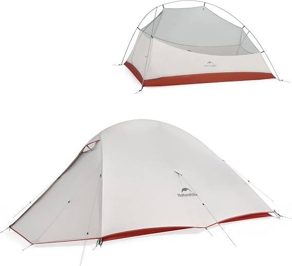 Naturehike Cloud Up 2 Person Backpacking Tent, Waterproof Double Layer