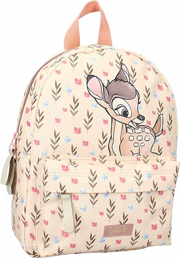 mybagstory - Backpack – Bambi – Disney – Children – School – Primary – Nursery – Nursery – Girl's school bag – Size 31 cm – Adjustable straps, Pink