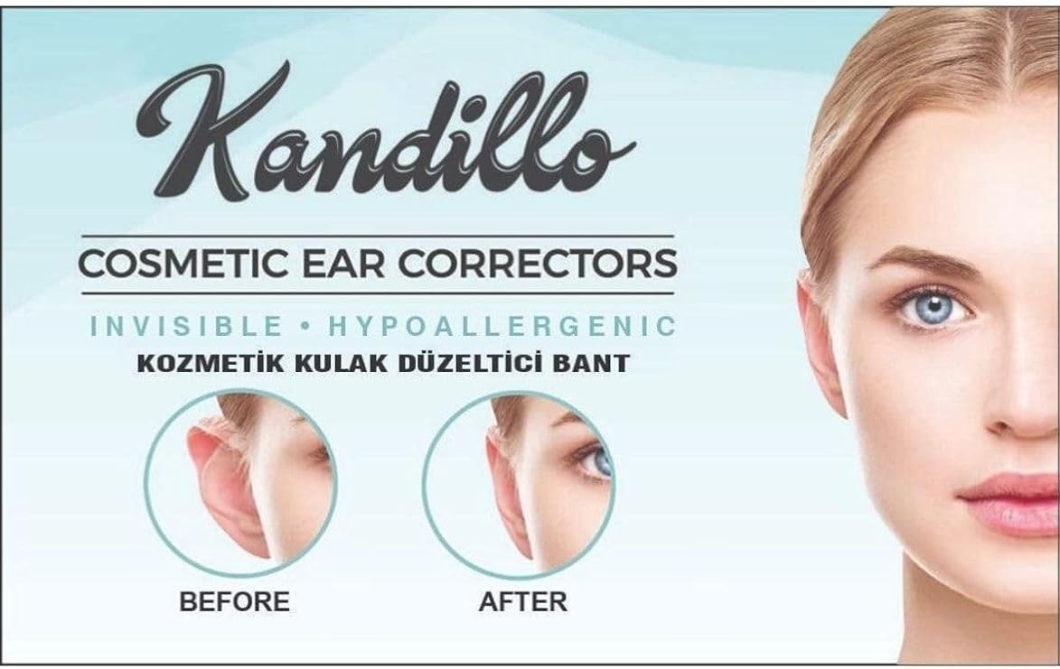 Kandillo Bucket Ear Tape, 20 Cosmetic Ear Corrector Tapes