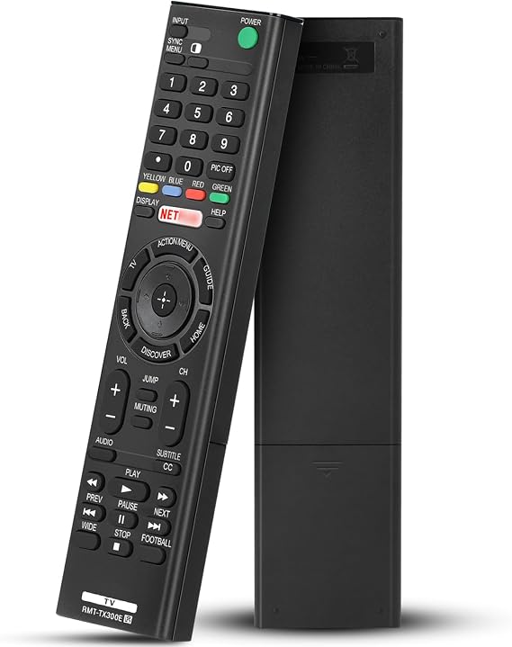 Universal Replacement Remote for Sony tv remote control, Compatible with All Sony Televisions (LCD, LED,), Televisions Remote Control RMT-TX100U- No Setup Required