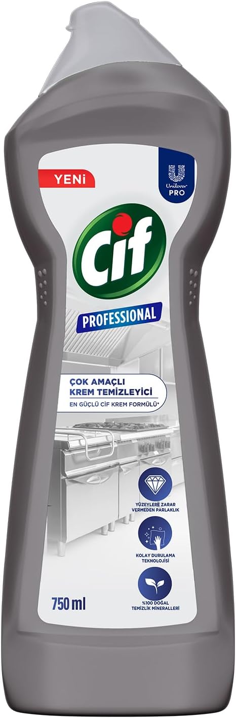 Cif Profesyonel Çok Amaçlı Krem Temizleyici 750 ml