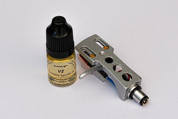 Silver Headshell, Cartridge, Stylus and V2 Lubrication Bundle fits Gemini XL-400, XL-200, SV-2200, SA-600, SA-2400, PT-2600, Q-1300, PT-2000, XL-1800Q