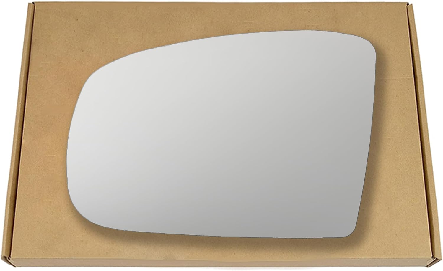 Side View Replacement Wing Mirror Glass Compatible with Mercedes-Benz ML-Class W164 2005-2008 Convex Left Passenger near side LHS NS
