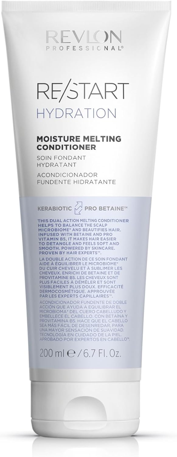REVLON PROFESSIONAL RESTART HYDRATION Acondicionador Fundente hidratante para el cabello seco suavizante control del encrespamiento