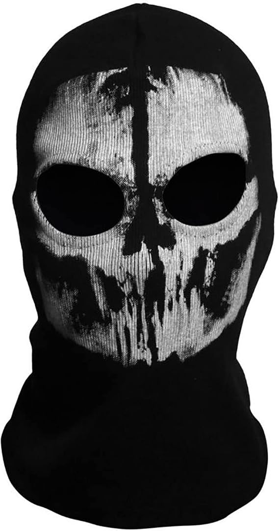 COD Ghost Mask Skull Balaclava MW2 Skeleton Costume Ski Snood Knitted Mask