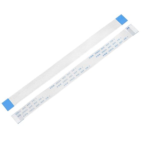 sourcing map Flexible Flat Cable, 22 Pins 0.5mm Pitch 150mm FPC FFC Flexible Ribbon Cable for LCD TV DVD Player Laptop 5Pcs (A Type)