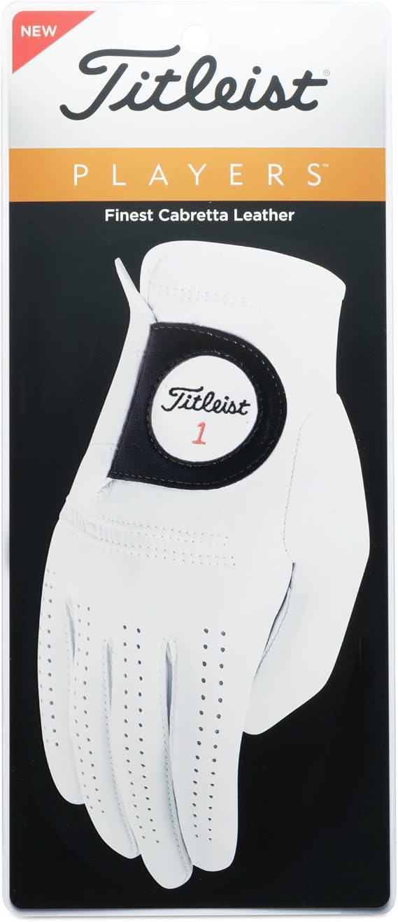 Titleist Players Glove, Men’s, Right Hand (Left Hand Golfer)