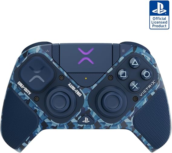 PDP Victrix Pro BFG ワイヤレスコントローラー PS4/PS5/PC用 Sony 3Dオーディオ モジュラーバックボタン/クラッチトリガー/ジョイスティック コールオブデューティ ミッドナイトマスク