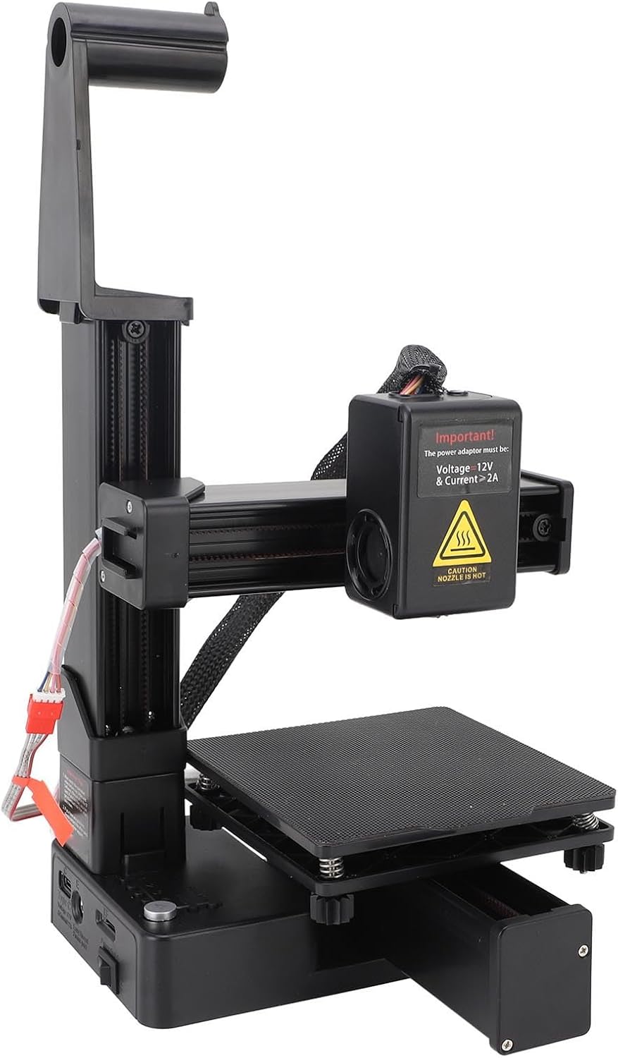 3D Printer Machine Frequency Division Multiplexing High Accuracy Fast Heating for Education (Black)