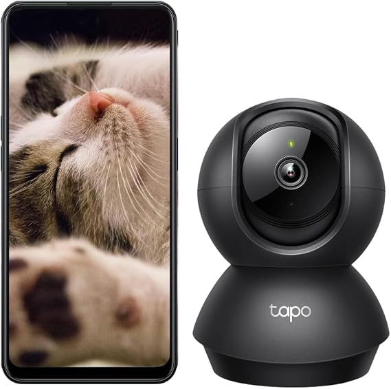Tapo TP-Link C211-2K Pan, Tilt Indoor Security Camera for Baby Monitor-Pet Camera-Motion Detection and Tracking-Works with Alexa and Google, Supports SD Card up to 512GB