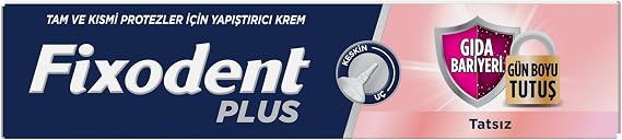 Fixodent Plus Gıda Bariyeri Diş Protezi Yapıştırıcı Krem 40 g