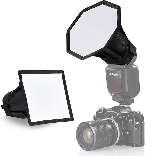 NEEWER NS5P Upgraded Flash Diffuser Speedlight Softbox Foldable 2 Pack