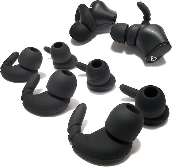 Anti-Slip Ear Hooks & Ear Tips for Beats Studio Buds Replacement