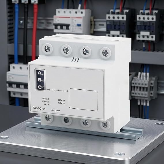 Fire Resistant Three for Phase Over Under Voltage Protector for