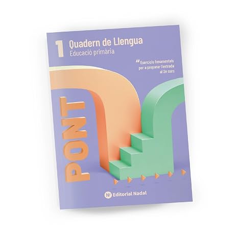 Pont Llengua 1 | Llengua 1r Primària | Ortografia, síl·labes i paraules | Amb solucions | 6-7 anys