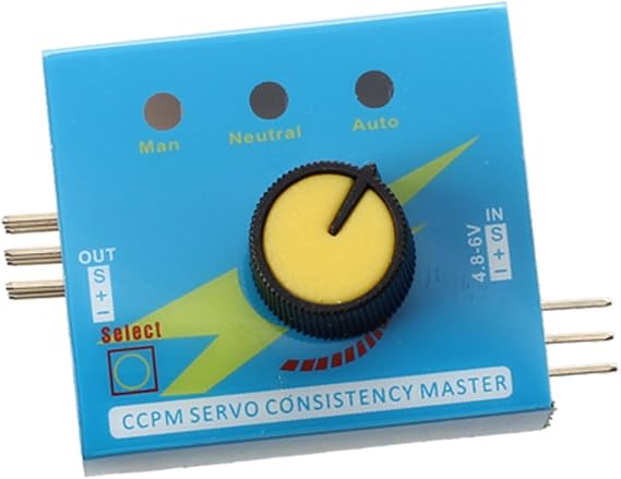 Servo Tester CCPM Consistency Master Checker 3CH 4.8-6V