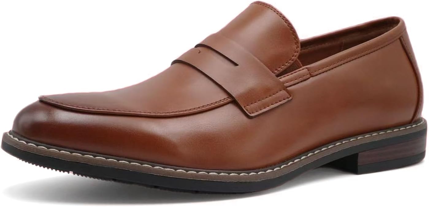 Finishing & Sewing Men's Classic Moc-Toe Penny Loafer